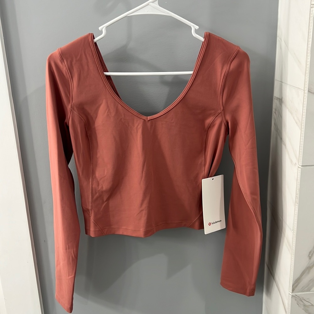 NWT lululemon long sleeve align tank